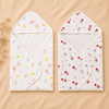 Muslin baby Hooded Towel, 2-layer 100% Cotton, Pack of 2