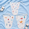 Muslin Reusable Nappy 100% Cotton - Soft Langot, 0-3 Month, Pack of 3