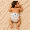 Muslin Reusable Nappy 100% Cotton - Soft Langot, 0-3 Month, Pack of 3