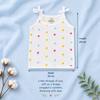 Muslin Knotted Jablas 100% Cotton,  Hearty Shipsy Creamy Print, 0-3 Month, Pack of 3
