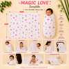 Muslin baby Swaddle 100% Cotton, Pack of 1, Magic Love