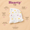 Muslin Newborn Cap,Mitten,Booties set, Double layer 100% Cotton,Pack of 2
