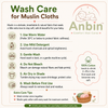 Muslin Newborn Cap,Mitten,Booties set, Double layer 100% Cotton, Pack of 1, Hearty print